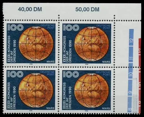 DDR 1990 Nr 3363 postfrisch VIERERBLOCK ECKE-ORE 020932