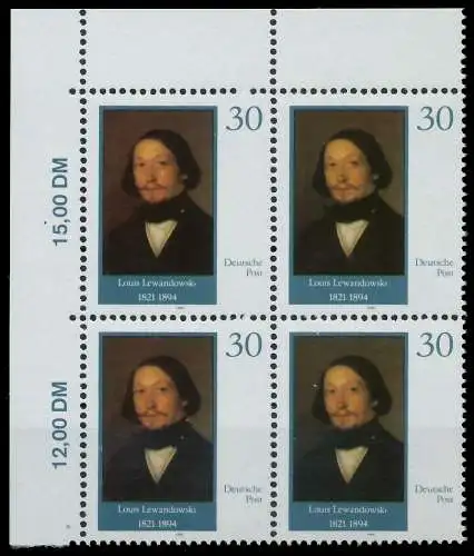 DDR 1990 Nr 3358 postfrisch VIERERBLOCK ECKE-OLI 020A4E