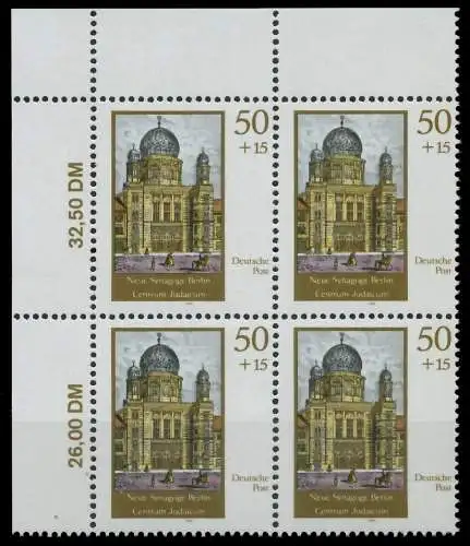 DDR 1990 Nr 3359 postfrisch VIERERBLOCK ECKE-OLI 020A86