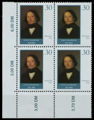 DDR 1990 Nr 3358 postfrisch VIERERBLOCK ECKE-ULI 020AA2