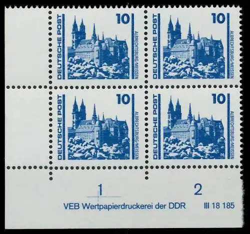 DDR DS BAUWERKE DENKMÄLER Nr 3344 DV postfrisch WAAGR P 020BDA