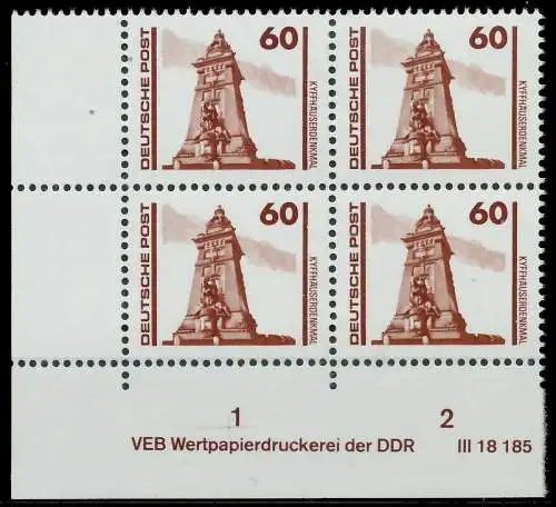 DDR DS BAUWERKE DENKMÄLER Nr 3347 DV postfrisch WAAGR P 025D86
