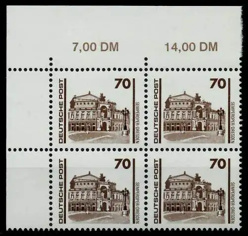 DDR DS BAUWERKE DENKMÄLER Nr 3348 postfrisch VIERERBLOC 025EC6