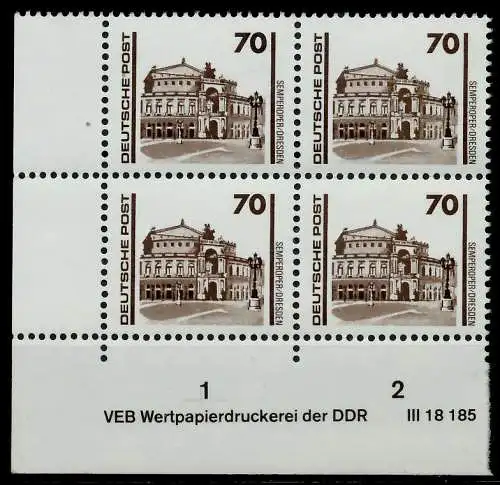 DDR DS BAUWERKE DENKMÄLER Nr 3348 DV postfrisch WAAGR P 025EDE