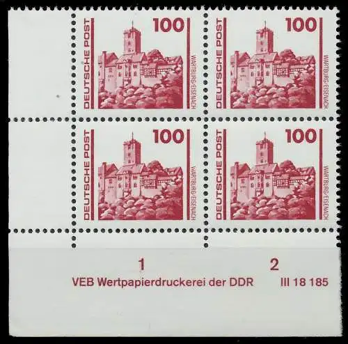 DDR DS BAUWERKE DENKMÄLER Nr 3350 DV postfrisch WAAGR P 02602A
