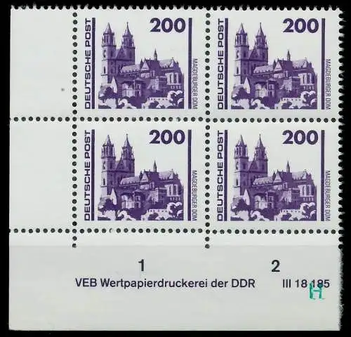 DDR DS BAUWERKE DENKMÄLER Nr 3351 DV postfrisch WAAGR P 026106