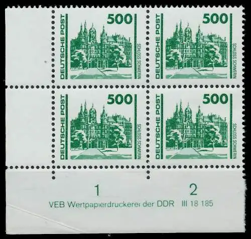 DDR DS BAUWERKE DENKMÄLER Nr 3352 DV postfrisch WAAGR P 02618E