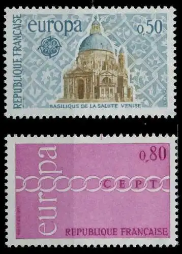 FRANKREICH 1971 Nr 1748-1749 postfrisch SAAA7EA
