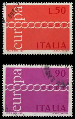 ITALIEN 1971 Nr 1335-1336 gestempelt 02C782