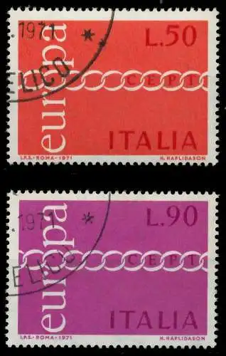 ITALIEN 1971 Nr 1335-1336 gestempelt 02C78E