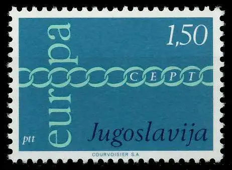 JUGOSLAWIEN 1971 Nr 1416 postfrisch SAAA892