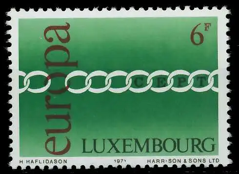 LUXEMBURG 1971 Nr 825 postfrisch SAAA8CA