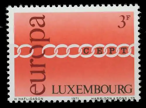 LUXEMBURG 1971 Nr 824 postfrisch SAAA8C6