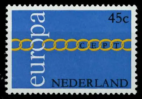 NIEDERLANDE 1971 Nr 964 postfrisch SAAA952