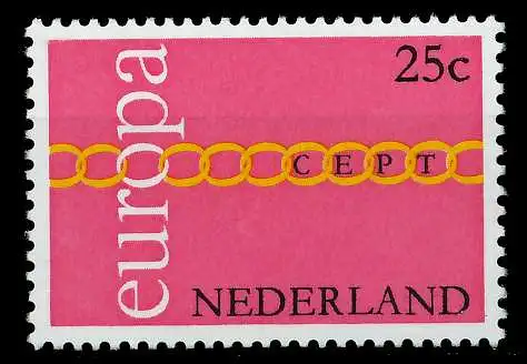 NIEDERLANDE 1971 Nr 963 postfrisch SAAA962