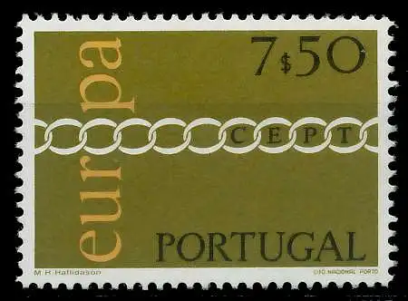 PORTUGAL 1971 Nr 1129 postfrisch 02C88E