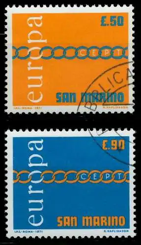 SAN MARINO 1971 Nr 975-976 gestempelt 02C8C2