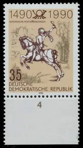 DDR 1990 Nr 3299 postfrisch URA 02C9CA