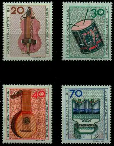 BERLIN 1973 Nr 459-462 postfrisch S5F0DCE