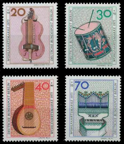 BERLIN 1973 Nr 459-462 postfrisch S5F0DCE