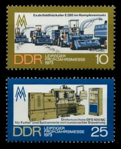 DDR 1973 Nr 1832-1833 postfrisch S050B66