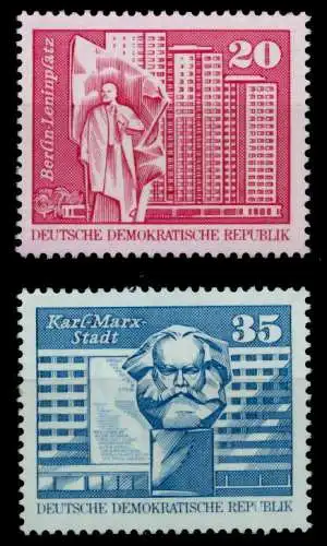 DDR DS AUFBAU IN DER Nr 1820-1821 postfrisch S050B9E