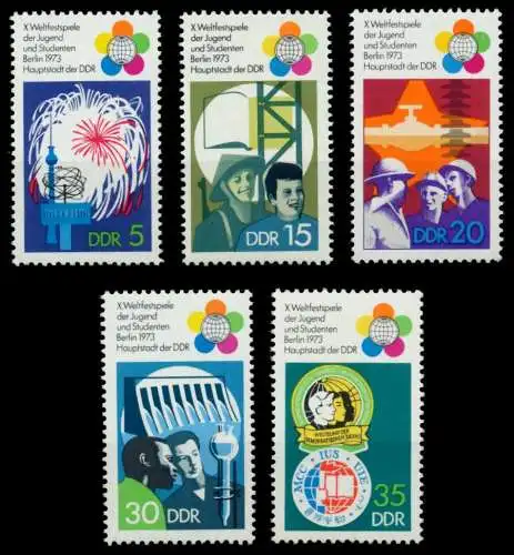 DDR 1973 Nr 1862-1866 postfrisch S050F0E