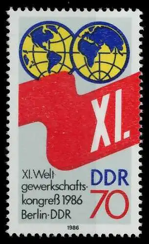 DDR 1986 Nr 3049 postfrisch 034AEE