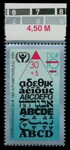 DDR 1990 Nr 3353 postfrisch ORA 034C02