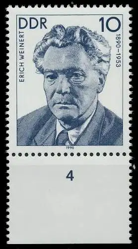 DDR 1990 Nr 3301 postfrisch URA 034C82