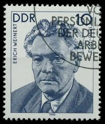 DDR 1990 Nr 3301 gestempelt 034D86