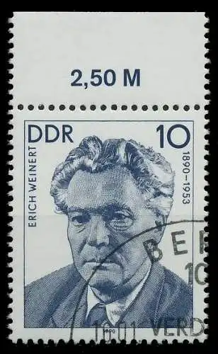 DDR 1990 Nr 3301 gestempelt ORA 034D8A