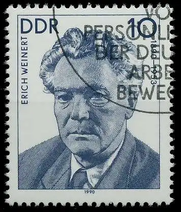 DDR 1990 Nr 3301 gestempelt 034D8E