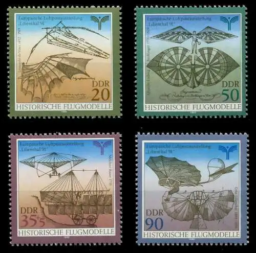 DDR 1990 Nr 3311-3314 postfrisch SAB6026