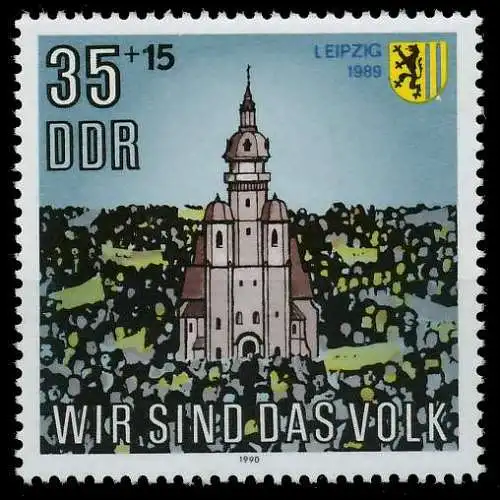 DDR 1990 Nr 3315 postfrisch SAB607E