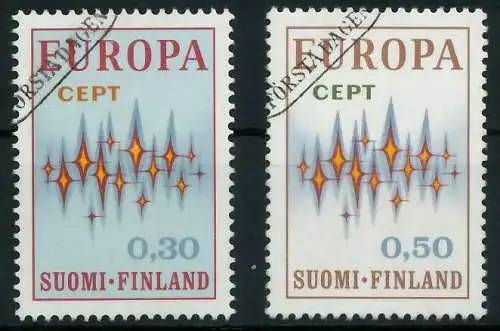 FINNLAND 1972 Nr 700-701 gestempelt 04024A