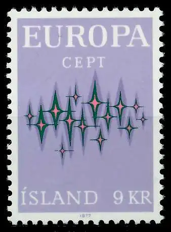 ISLAND 1972 Nr 461 postfrisch 0402BE