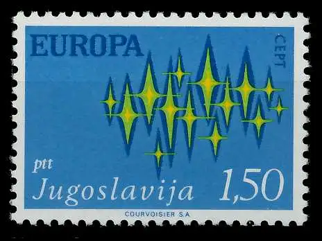 JUGOSLAWIEN 1972 Nr 1457 postfrisch 0402EA