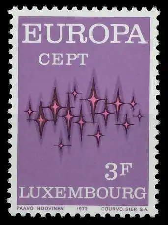 LUXEMBURG 1972 Nr 846 postfrisch 0402FE