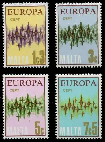 MALTA 1972 Nr 450-453 postfrisch SAC2B86