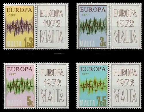 MALTA 1972 Nr 450+ZF-453+ZF postfrisch 04032A