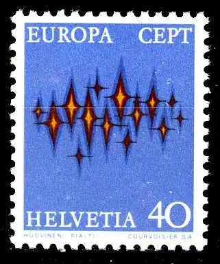 SCHWEIZ 1972 Nr 970 postfrisch SAC2C16
