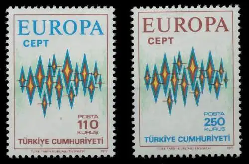 TÜRKEI 1972 Nr 2253-2254 postfrisch SAC2C4E