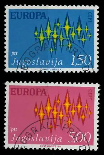 JUGOSLAWIEN 1972 Nr 1457-1458 gestempelt 040422