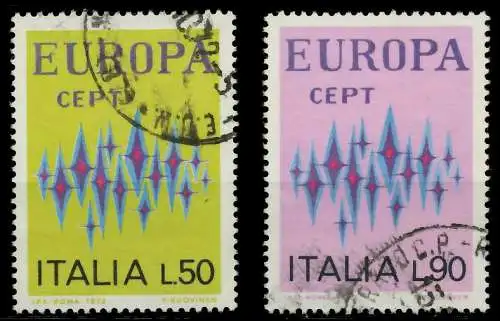 ITALIEN 1972 Nr 1364-1365 gestempelt 040436