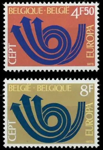 BELGIEN 1973 Nr 1722-1723 postfrisch SAC2D12