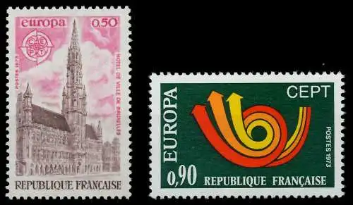 FRANKREICH 1973 Nr 1826-1827 postfrisch SAC2D66