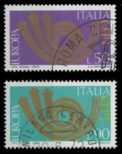 ITALIEN 1973 Nr 1409-1410 gestempelt 040596