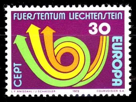 LIECHTENSTEIN 1973 Nr 579 postfrisch SAC2E22