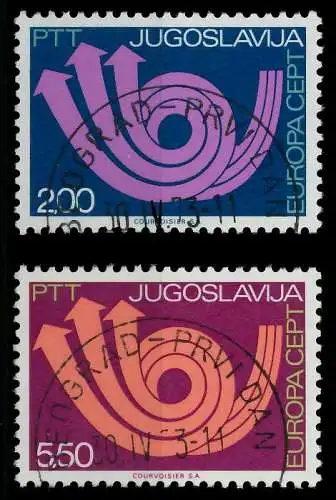 JUGOSLAWIEN 1973 Nr 1507-1508 gestempelt 0405CE